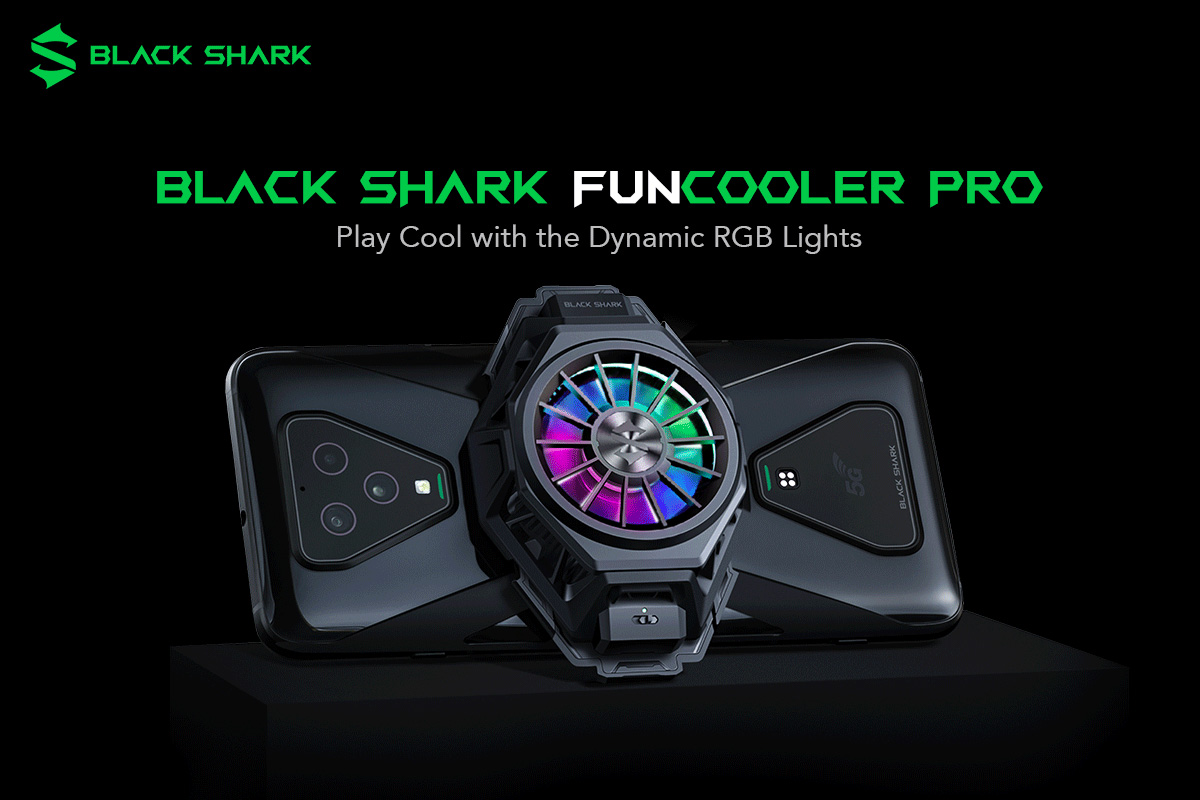 Trọn bộ hình ảnh quạt tản nhiệt Xiaomi Black Shark và điện thoại Black Shark 3.