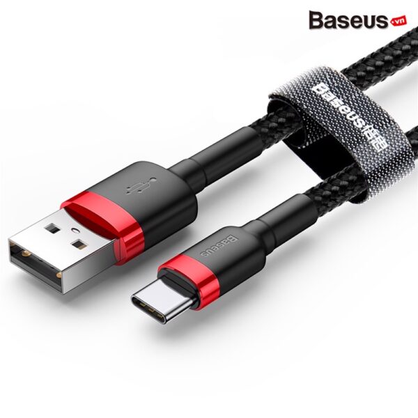 Cáp sạc , truyền dữ liệu tốc độ cao Baseus Cafule Lightning Special Edition cho iPhone/ iPad ( 2.4A, USB Double Side Fast Charge Cable)