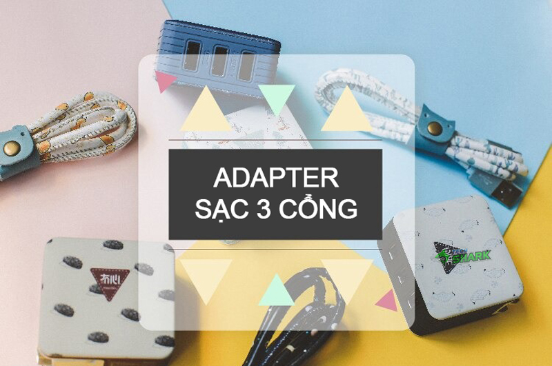 Adapter sạc nhanh 3 cổng USB Xiaomi Liberfeel S4