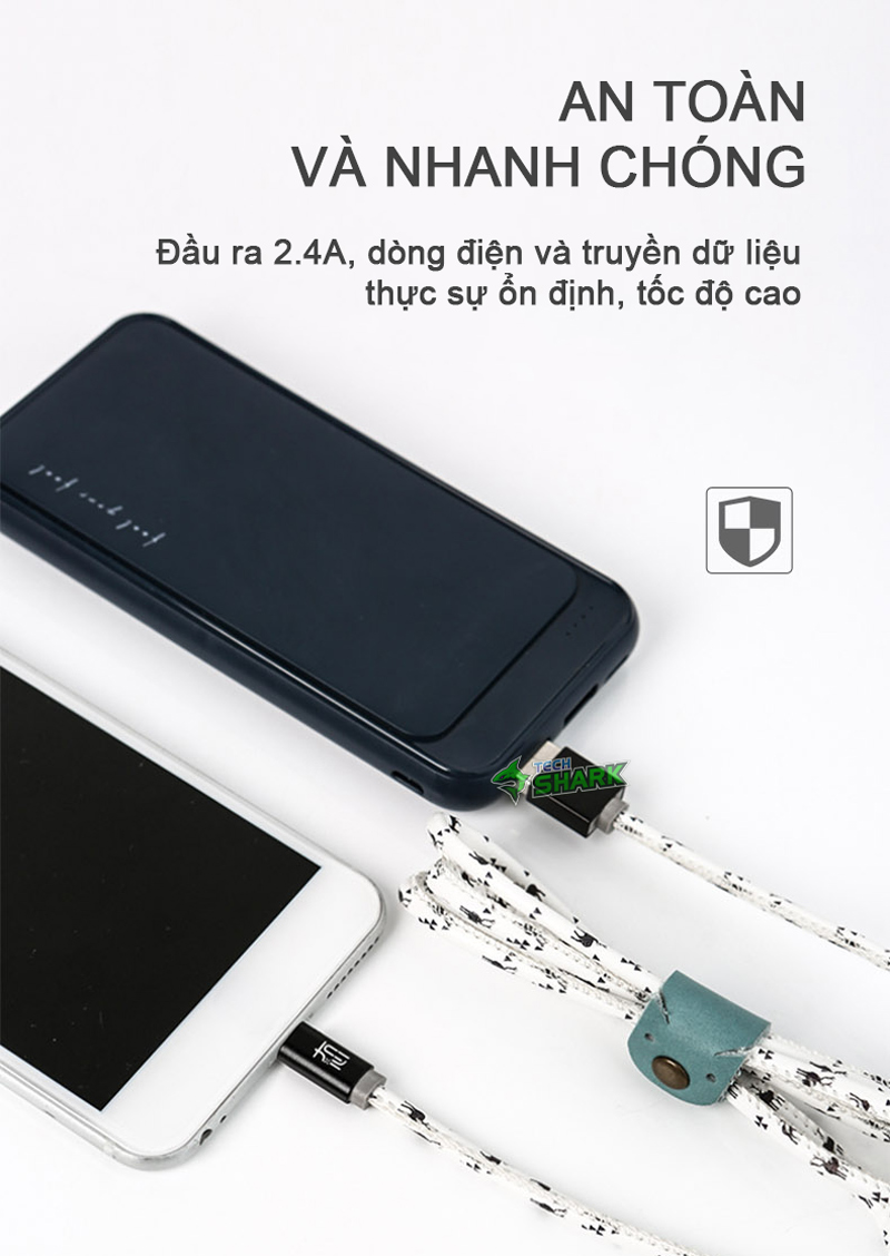 Cáp sạc dữ liệu USB Xiaomi Maoxin Liberfeel dài 1m