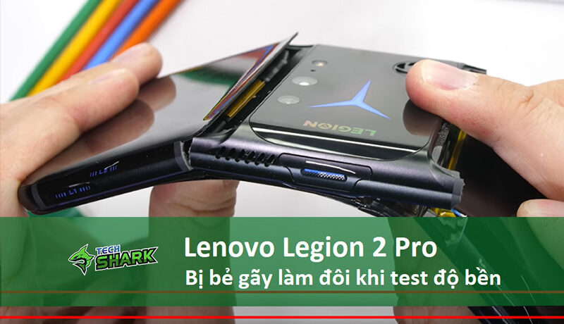 Lenovo Legion 2 Pro “bị bẻ đôi” trong bài test kiểm tra độ bền máy. - Ảnh đại diện