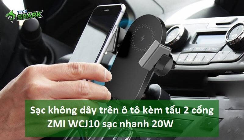 Sạc không dây trên ô tô ZMI WJC10 20W kế thừa những ưu điểm của sạc không dây trên ô tô Xiaomi - Ảnh đại diện