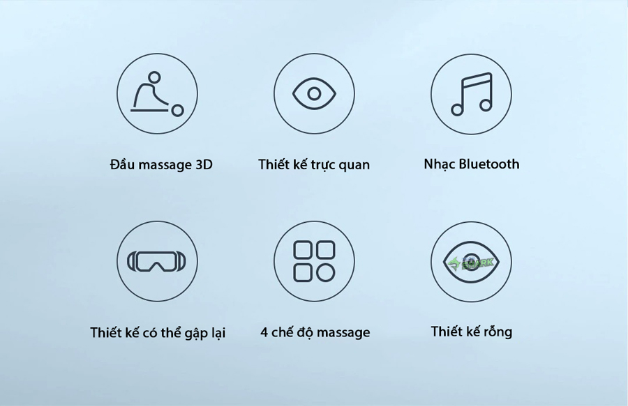 Máy massage mắt Xiaomi Jeeback E9 chính hãng