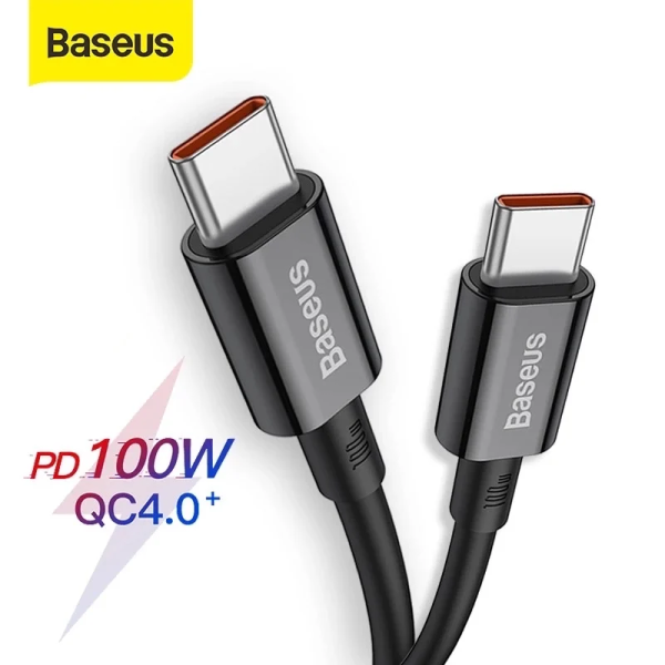 Cáp Sạc Nhanh Baseus Superior Series Type-C to Type-C PD 100W - 1 Mét【Sạc 100W ◆ Chip E-Marker ◆ Tốc Độ Truyền Tải 480Mpbs】 - Hình ảnh 2